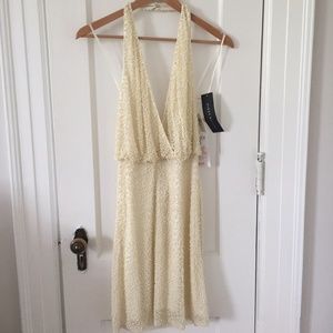 Aidan Mattox Ivory Bridal Dress NWT Size 4